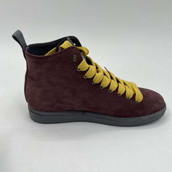 Panchic Ankle‎ Boot Womens 10.5 Wine Made In Italy - Picture 6 of 11